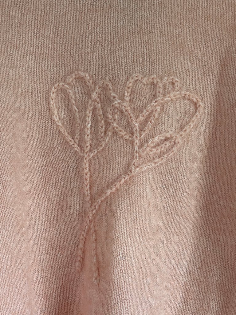 Nwt Petite Studio Deidre Mohair Sweater Apricot Xs — image 4 of 6